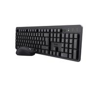 Trust tkm-360 teclado ratón incluido rf inalámbrico portugués negro