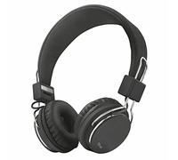 Trust Urban Ziva - Auriculares de Diadema Ajustable con micrófono Integrado, Color Negro