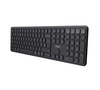 Trust Vaiya Wireless Keyboard Bluetooth + 2.4 GHz QWERTY UK Layout, Multi-device