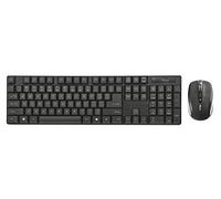 Trust XIMO Wireless Keyboard & Mouse IT Teclado RF inalámbrico QWERTY Italiano Negro - Teclados (sin Alambre, RF inalámbrico, Teclado de Membrana, QWERTY, Negro, ratón Incluido)