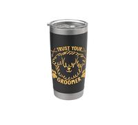 Trust Your Groomer - Peluquería para mascotas Vaso térmico de acero inoxidable de doble pared