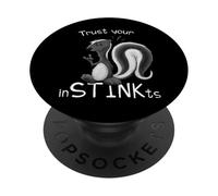 Trust Your inSTINKts Mofeta apestosa PopSockets PopGrip Adhesivo