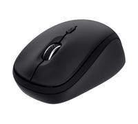 Trust Yvi+ Ratón Ambidextro RF Wireless + Bluetooth Óptico 1600 DPI Negro