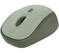 Trust Yvi+ Ratón Inalámbrico Silencioso con Diseño Sostenible, 800-1600 PPP, para Diestros y Zurdos, Microrreceptor USB Almacenable, Mouse para Ordenador, Portátil, Mac, Oficina en Casa - Verde