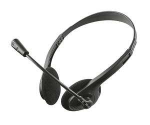 Trust Ziva - Auriculares con micrófono para Ordenador, Color Negro