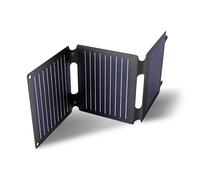 Trust Zuny 20W Panel Solar Portátil USB-C USB-A, Placa Solar Camping, Cargador Portátil 15W, Batería Cargador Solar para Movil iPhone iPad Samsung Tablet Power Bank Camper Viajar