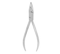 Trusted Eyeglasses Nose Pad PliersStainless Steel Adjusting Tool for Glasses Repair,Ergonomic Handle Secure Grip,Strong & Long - Wearing Eyewear Repair Kit (Curved Nose Pliers)