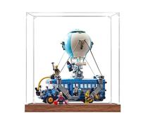 TRUSTFAR Vitrina acrílica a prueba de polvo diseñada para LE-GO 77073 modelo de bloque de construcción de autobús de batalla, caja transparente, caja de exhibición compatible con Le-go 77073 (sin