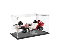 TRUSTFAR Vitrina acrílica para Lego 10330 McLaren MP4/4 y Ayrton Senna Building Set, estuche de protección de colección, caja de exhibición compatible con Lego 10330. (No modelo) (2 mm)