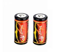 TrustFire Batería de Ion de Litio 18350, 3,7 V, 1200 mAh, Circuito de protección PCB (2 Botones Superiores)