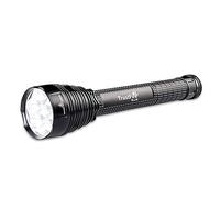 TrustFire Linterna LED súper brillante de 8000 lúmenes resistente al agua 5 modos de luz Antorcha táctica grande de 2X o 3X 18650 26650 Batería recargable (batería no incluida)