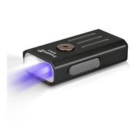 TrustFire Linterna Ultravioleta, MINIX Linterna Led UV Llavero Recargable Pequeña, Linterna Niños, UV Linterna Portátil, para Detectar Orina de Mascotas en Alfombra, cazar escorpiones