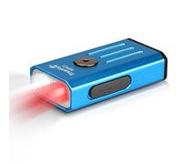 TrustFire Mini Linterna LED Recargable MINIX - Llavero Infantil Pequeña con 5 Colores, Micro USB, Luz Blanca + Luz Roja - Buen Regalo para Chicos