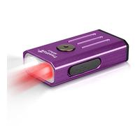 TrustFire Mini Linterna, MINIX Linterna LED Recargable Llavero, Linterna Infantil Pequeña, 5 Colores, Recargable por Micro USB, Buen Regalo para Chicos (Luz Blanca + Luz Roja)