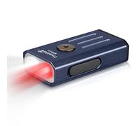 TrustFire MINIX Linterna LED Recargable para Llavero, Infantil Pequeña, 5 Colores, USB, Buen Regalo para Chicos (Luz Blanca + Luz Roja)