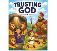 Trusting God: Daniel in the Lions’ Den & David and Goliath Toddler Coloring Book: 30 Simple Bible Coloring Pages for Ages 2-5 | Christian Activity ... Preschoolers, Sunday School & Homeschool