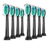 Trustnice Cabezales Compatible con Recambio Philips Sonicare - Cabezal de Cepillo de Dientes Eléctrico para HX6018 HealthyWhite Gum Health y Otros Modelos Snap-On