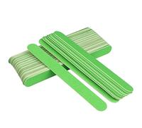TRUSTTWO 100 unids Archivo de uñas de madera compatible con manicura de uñas de gel pulido 180/240 Arquillaje de madera de madera de madera de doble cara de madera The New