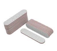 TRUSTTWO 100 unids Gris Mini Nail Art Arch Fichero Archivos de esmalte de uñas Manicura Papel de lija de doble cara Lima A Ongle 9 * 2 cm Herramientas de arte de uñas The New
