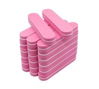TRUSTTWO 100 unids Mini Forma Rosa Forma Nail Buffers Sponge Compatible con Gel Polish Nail File Buffer Block Manicure Pedicure Sanding Nail Art Tools The New