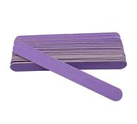 TRUSTTWO 100 unids Púrpura Nail Nail File Landing Block Archivos de arena de madera desechable Archivos de papel de doble cara MANICURA REMOVER HERRAMIENTAS DE REMOVER The New