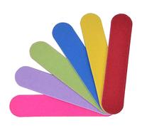 TRUSTTWO 200 unids/lote Professional Mini Wood Nail File 240 Grit Sanding Nail Art Double Side Multi Color OnGle Ongle Pedicure Ficheros The New (Color : Mix)