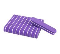 TRUSTTWO 200 unids mezcla color mini uñas buffers buffers esponja 100/180 lateral de lateral de lateral de doble cara Lima A Lijado ondas Archivos de arte de clavos de pulido The New (Color : Purple