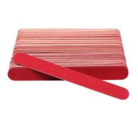 TRUSTTWO 200pcs / lot Red Wooden Nail Files Buffer de lijado desechable 180/240 Archivos de madera ultrafina compatibles con herramientas de cuidado de uñas de pedicura de manicura The New