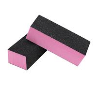 TRUSTTWO 50 unids Nail File Buffer Sponge Buffing Lijado Archivos de uñas 100/180 Gel Nail Pulishing Buffers 3 Sided Manicure Pedicure Herramientas The New (Color : Roze)