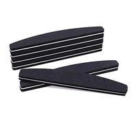 TRUSTTWO 50 unids pulir archivos de lijado bloque Bloque de esponja barco Nail Art Buffer Polaco Negro Archivo de uñas 100/180 MANICURA PEDICURA CUIDADO DE CUIDADO HERRAMIENTAS The New