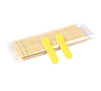 TRUSTTWO 500 unids Mini archivo de uñas Papel de lija de madera Búfer Archivos de lijado Búfer de madera Nail Polish Manicure Professional Nail Care Herramientas de cuidado The New (Color : Yellow)