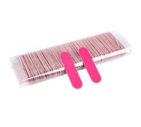 TRUSTTWO 500 unids Mini archivo de uñas Papel de lija de madera Búfer Archivos de lijado Búfer de madera Nail Polish Manicure Professional Nail Care Herramientas de cuidado The New (Color : Rose)