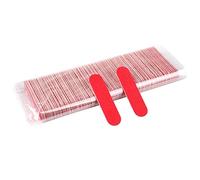 TRUSTTWO 500 unids Mini archivo de uñas Papel de lija de madera Búfer Archivos de lijado Búfer de madera Nail Polish Manicure Professional Nail Care Herramientas de cuidado The New (Color : Rosso)