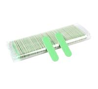 TRUSTTWO 500 unids Mini archivo de uñas Papel de lija de madera Búfer Archivos de lijado Búfer de madera Nail Polish Manicure Professional Nail Care Herramientas de cuidado The New (Color : Green)
