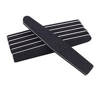 TRUSTTWO 50pcs Nail Art Sponge Bar File Nail File 100/180 Negro Lijado Negro Professional Nail Buffers File Manicure de doble cara Herramienta de cuidado de uñas The New