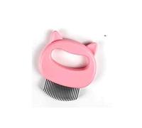 TRUSTTWO Remoción peine limpieza mascota suministros for perros aseo gato peines de dientes fino mascota perro cepillo gato asequipando herramienta de oreja forma de cabello The New (Color : Roze)