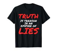 Truth is Treason In An Empire of Lies Resist Camiseta