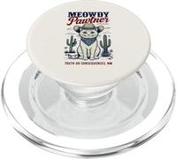 Truth or Consequences NM USA - Divertido diseño de gato Meowdy Pawtner PopSockets PopGrip para MagSafe