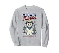 Truth or Consequences NM USA - Divertido diseño de gato Meowdy Pawtner Sudadera