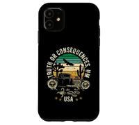 Truth or Consequences NM USA Hotrod, diseño de estilo retro Carcasa para iPhone 11