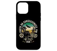 Truth or Consequences NM USA Hotrod, diseño de estilo retro Carcasa para iPhone 12 mini