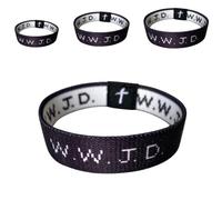 Truthful Lips - Pulseras WWJD - Colección de bandas elásticas, Small (6in), Elástico, No es una piedra preciosa