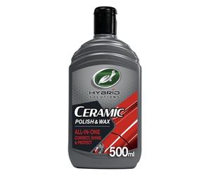 Trutle Wax Turtle Wax 53352 Arañazos Hybrid Solutions Ceramic Polish & Wax, Protege y Brillo, Quita óxido. 500ml