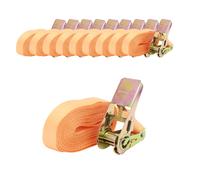 Trutzholm 10x Correa Con Trinquete 1-tlg 4m 800kg 25mm Tüv/GS Naranja