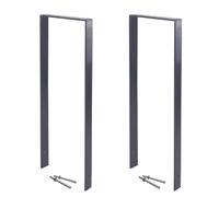 TRUTZHOLM Anlehnbügel Fahrradständer Stahl Flachstahl 2 Piezas 1190x390mm