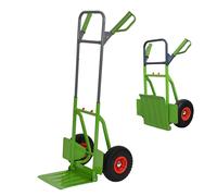 TRUTZHOLM Carretilla De Mano 200 Kg Verde PU Peligro Neumáticos 49 cm