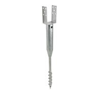 TRUTZHOLM Hülse De Suelo Para Poste U-Perfil 70-100 Mm Acero Galvanizado