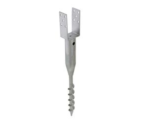 TRUTZHOLM Hülse De Suelo Para Poste U-Perfil 70-100 Mm Acero Galvanizado