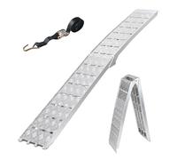Aluminio Rampa de Salida Heavy Duty 680kg Plegable 228CM para Moto Muelle Carga