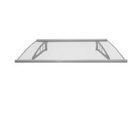 TRUTZHOLM Techo Vordach Aluminio Refugio Puerta 3 mm Policarbonato UV